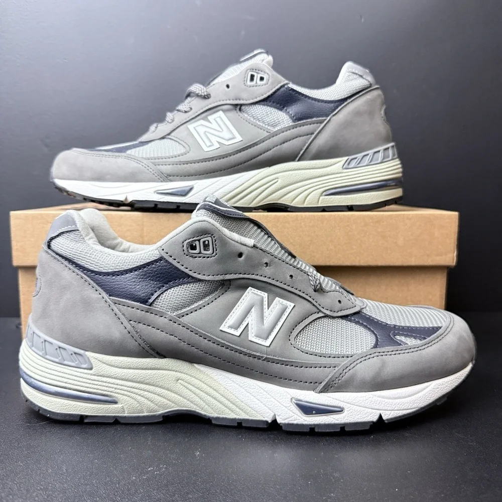 New Balance 991 Men's Made in‎ England M991GNS Size 11 Castlerock Navy Athletic